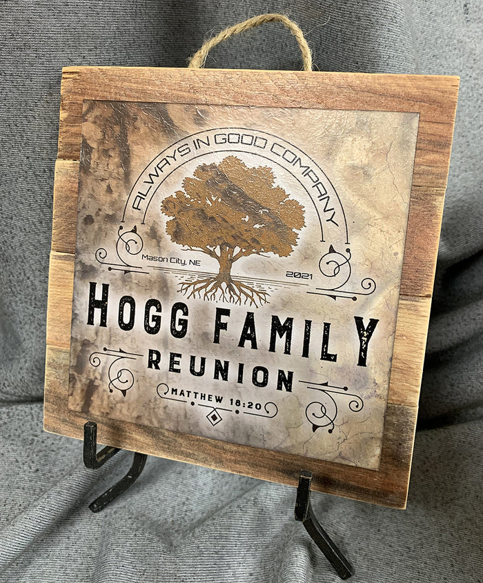 Hogg Family Reunion - 6x6 pallet
