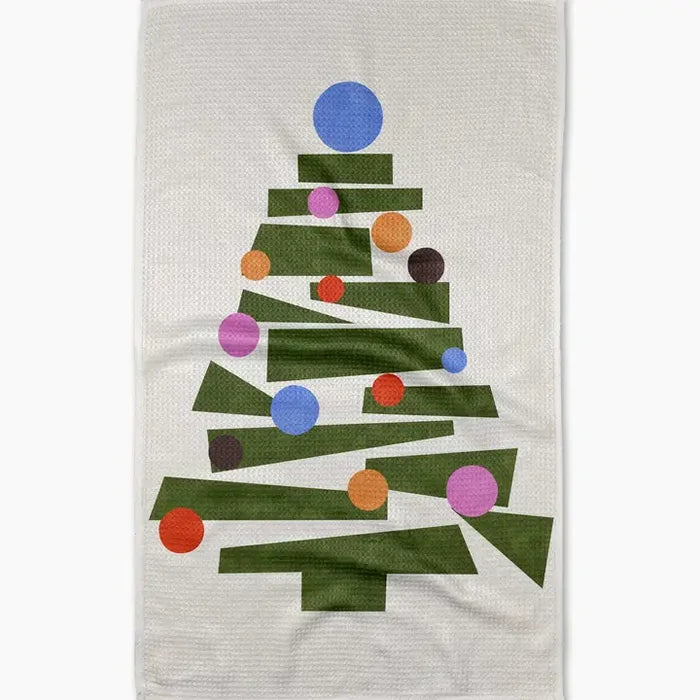 Holiday Geometry Kitchen Towels