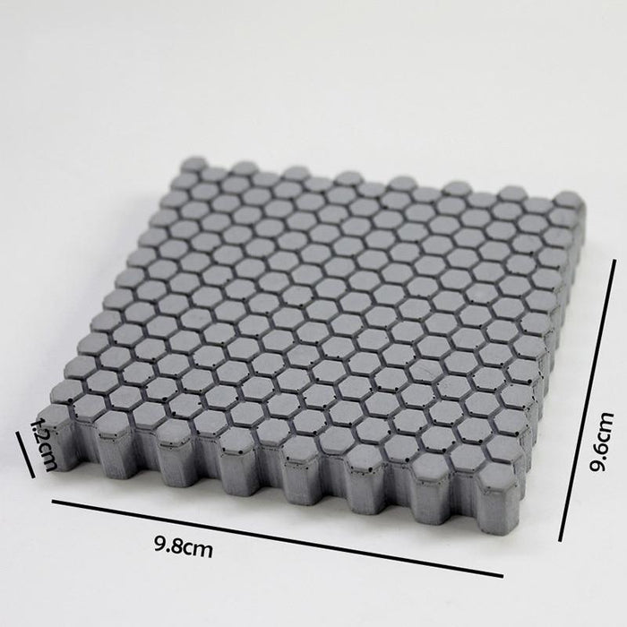 honeycomb cup coaster mold - madmolds -