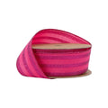 Hot Pink Glittered Pinstripe Ribbon, 1.5" X 10YD