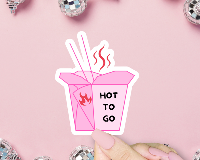 Hot To Go Sticker