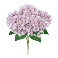 Hydrangea Flower Bush Natural Touch x5, 17in, Dusty Lavender