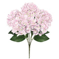 Hydrangea Flower Bush Natural Touch x5, 18in, Light Pink