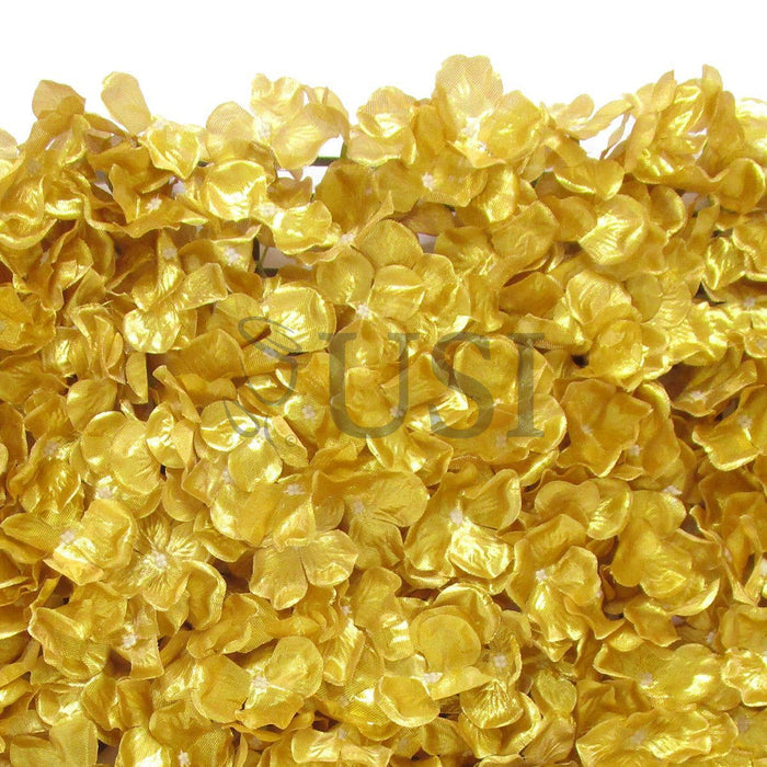 Hydrangea Golden Flower Mat, 16x24in, Gold