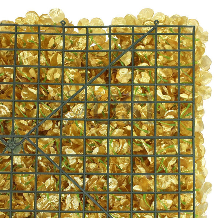 Hydrangea Golden Flower Mat, 16x24in, Gold