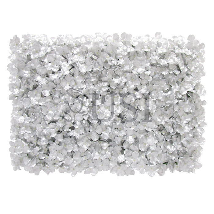 Hydrangea Silver Flower Mat, 16x24in, Silver