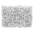 Hydrangea Silver Flower Mat, 16x24in, Silver