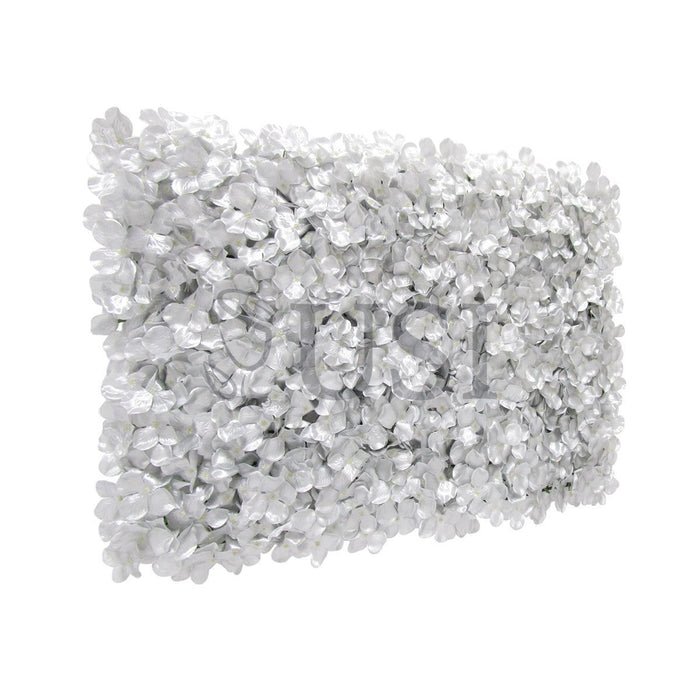 Hydrangea Silver Flower Mat, 16x24in, Silver