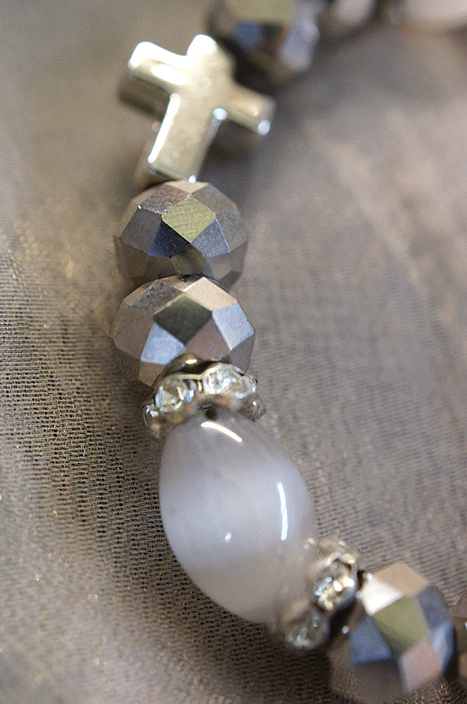 I AM HEALED - bracelet - silver