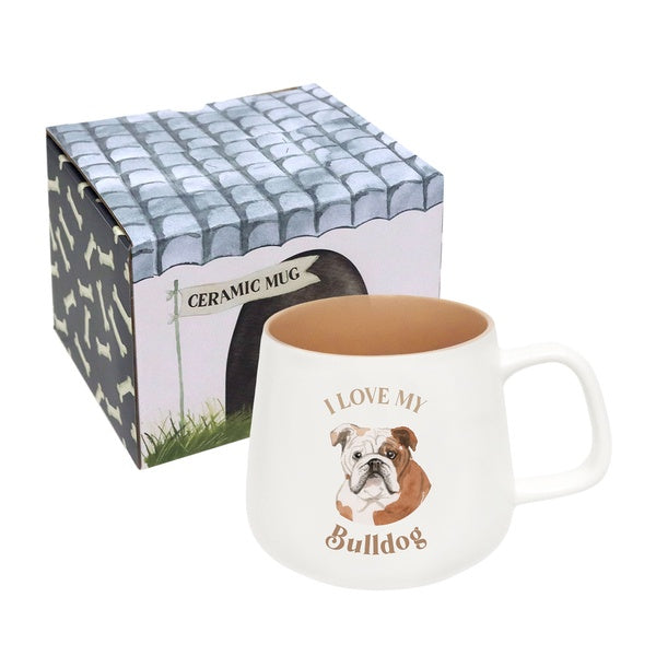 i love my bulldog mug