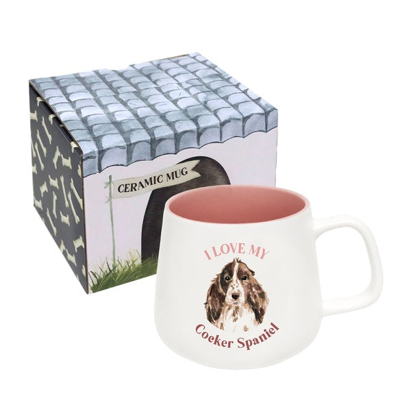 i love my cocker spaniel coffee mug