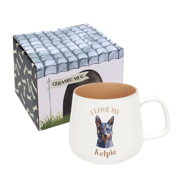 i love my kelpie mug