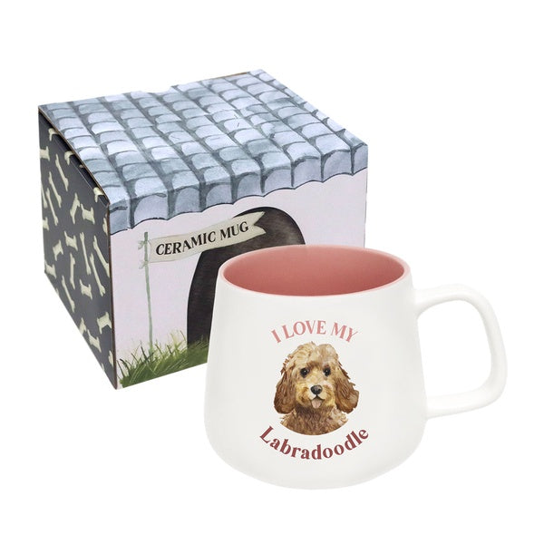 labradoodle breed mug