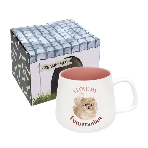 i love my pomeranian dog owner mug
