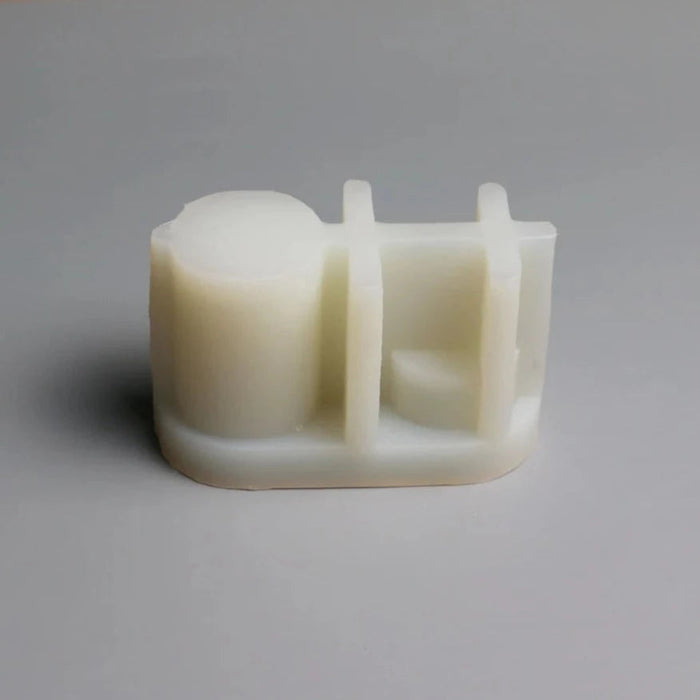 "I21" Concrete incense, candle holder silicone mold