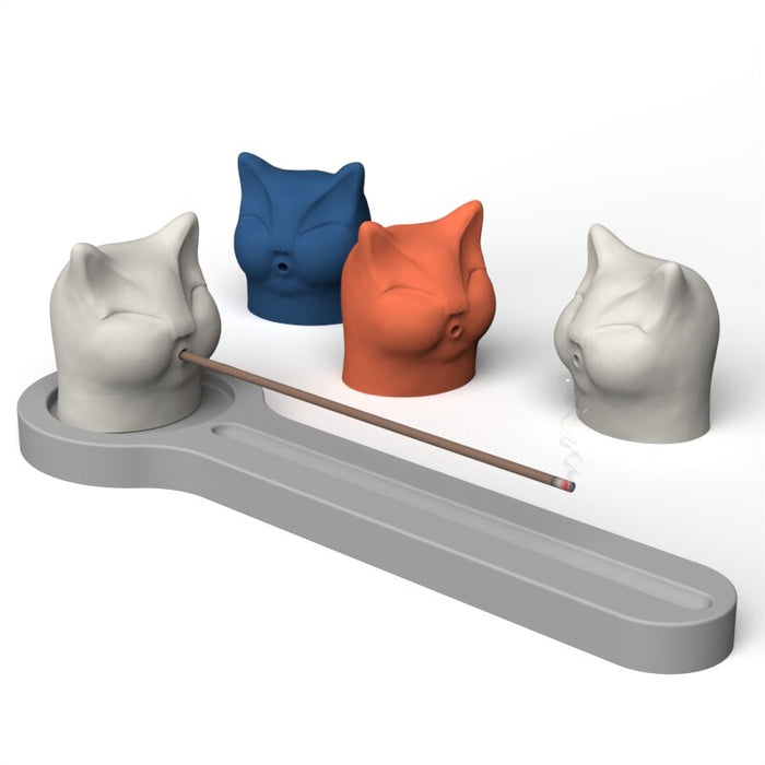 "I42" Incense holder silicone mold
