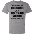 I'm The Husband Of A New Zealand Woman T-Shirt - T-shirt Teezalo