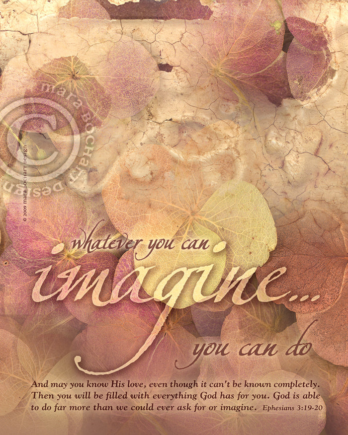Imagine - frameable print