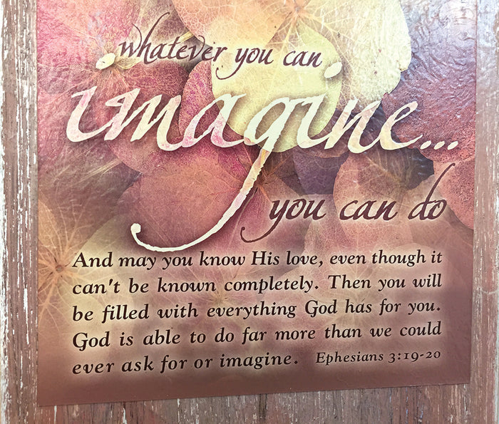Imagine - pallet artwork - personalized