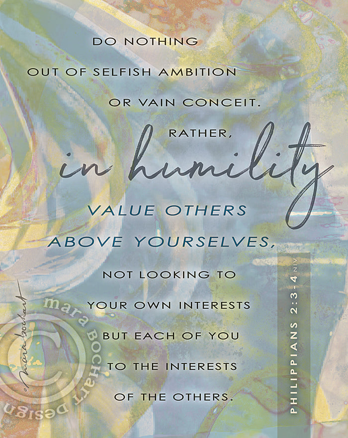 In Humility - premium canvas