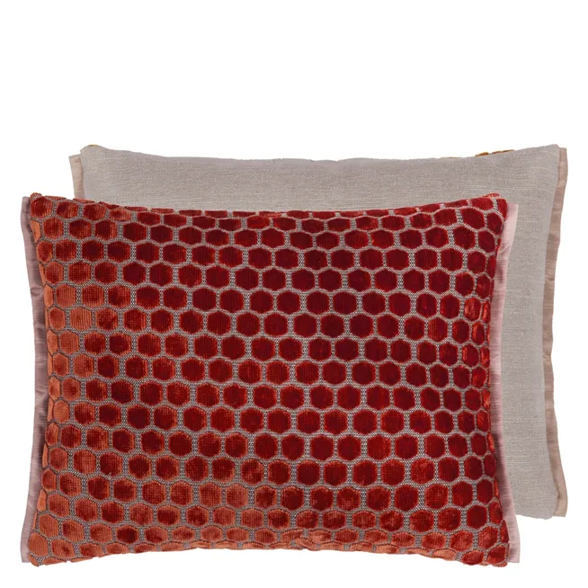 Jabot Velvet Decorative Pillow