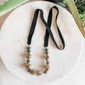 Jackie Gold Statement Pearl Necklace