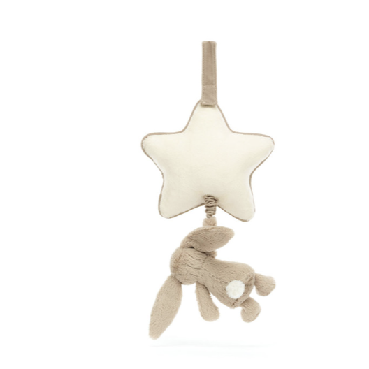 Jellycat Bashful Beige Bunny Musical Pull