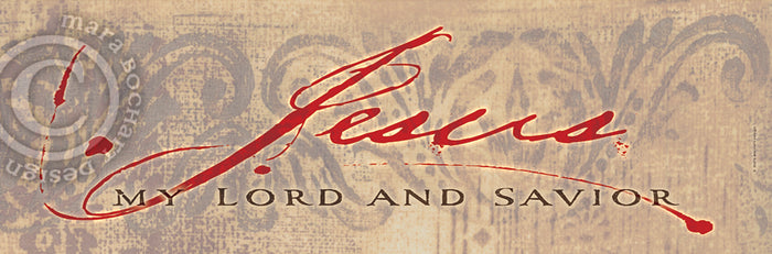 Jesus My Lord - frameable print