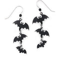 Jewelry - Earrings - 3 Bats Dangling Earrings