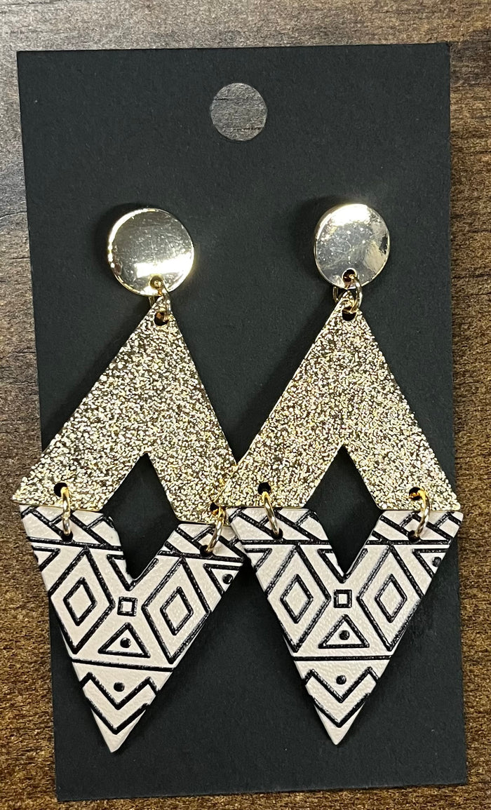 Jewelry - Earrings - Dangle Leather, Metal, Beaded, Rhinestone Several Designs