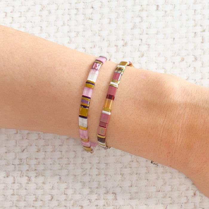 Journey Stretch Bracelet Mauve