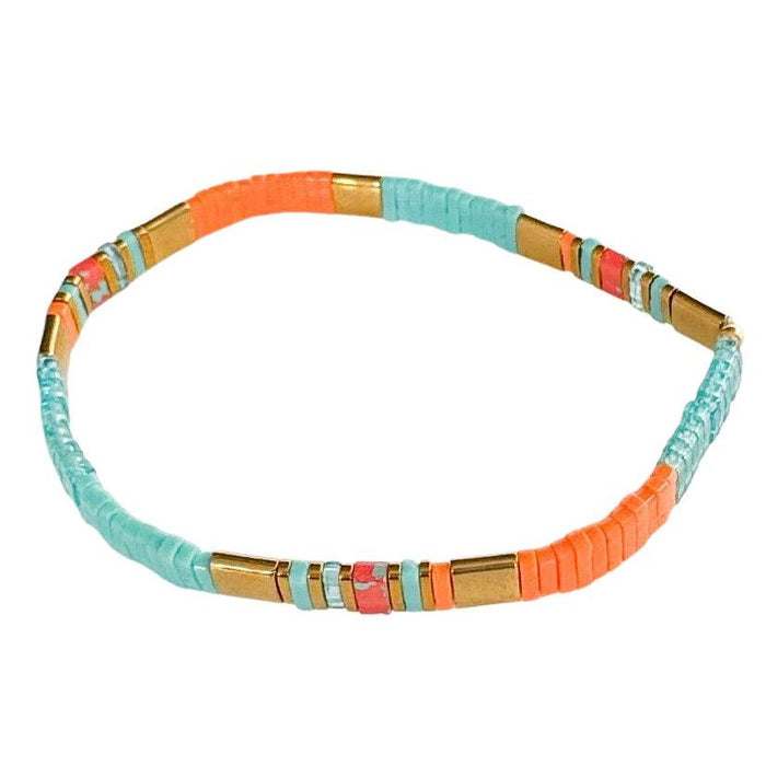 Journey Stretch Bracelet Turquoise Colourful