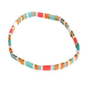 Journey Stretch Bracelet Turquoise & Orange