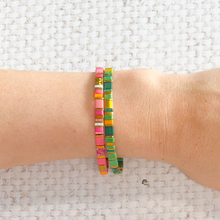 Journey Stretch Bracelet Watermelon