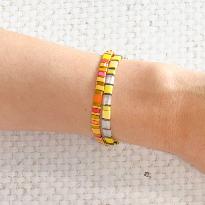 Journey Stretch Bracelet Yellow