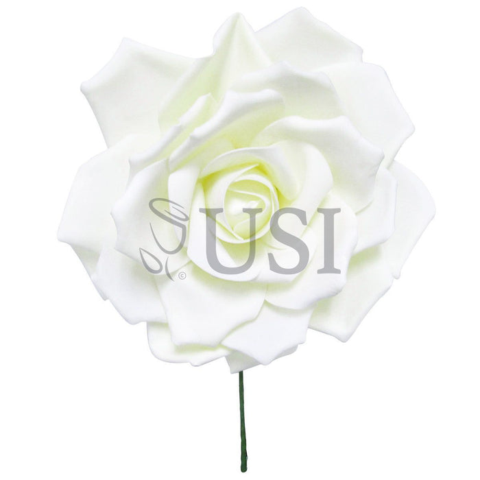 Jumbo Foam Rose, 16in, Cream White (31337 12in, 31379 20in)