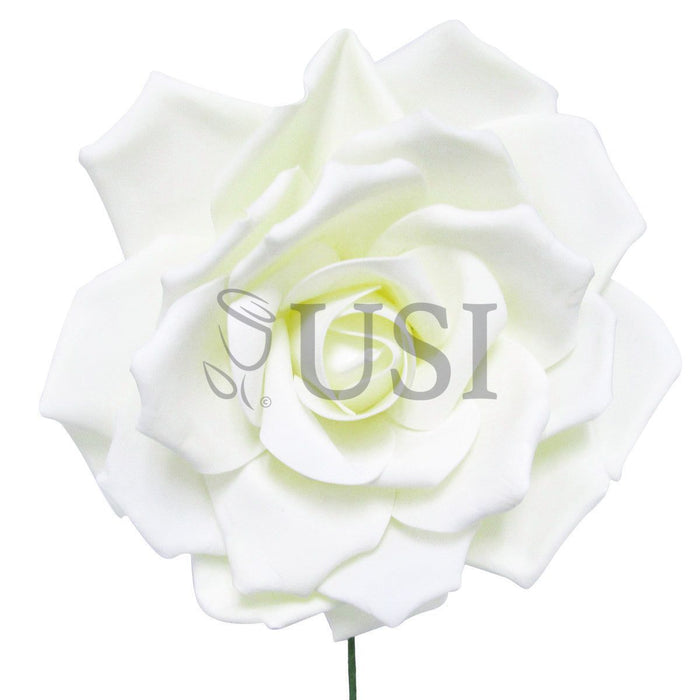 Jumbo Foam Rose, 16in, Cream White (31337 12in, 31379 20in)