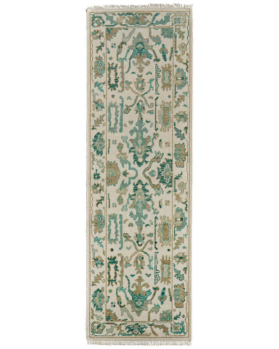 Katrina Lifestyle Rug- Ivory/Green