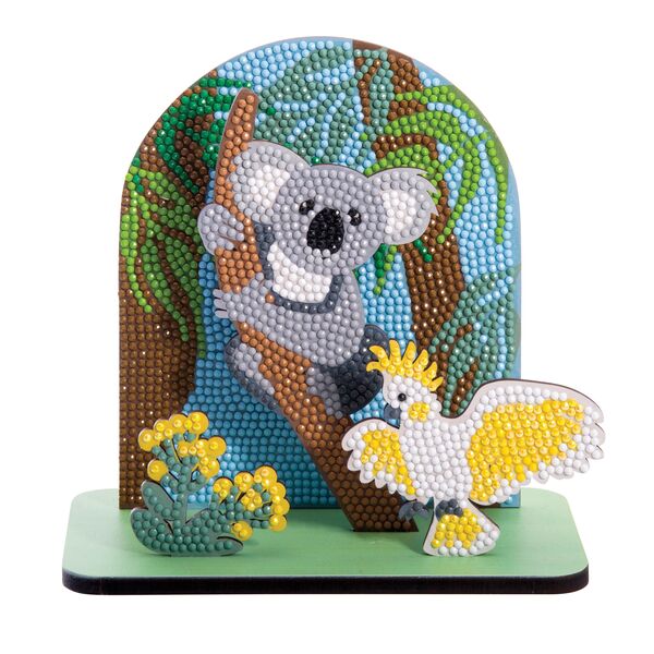 australian souvenir craft activity for kids diamond art koala