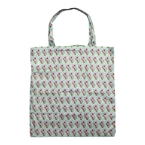 reusable shopping bag koala print travel gift