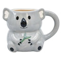 Ceramic mug shaped like a koala