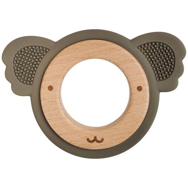 Green koala teether for babies