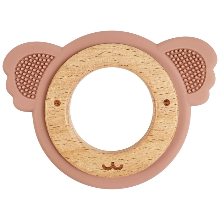 Beech wood and Silicone koala shaped teether