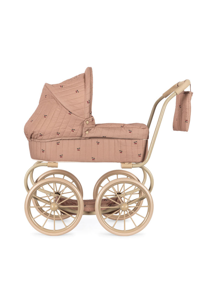 Konges Slojd - Minnie Doll Pram - Cherry Blush - Mabel & Fox