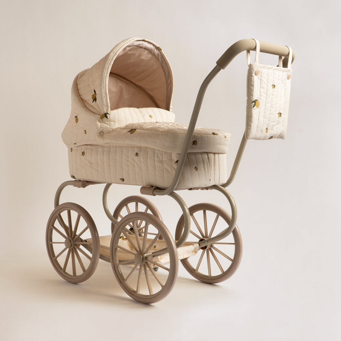 Konges Slojd - Minnie Doll Pram - Lemon - Mabel & Fox