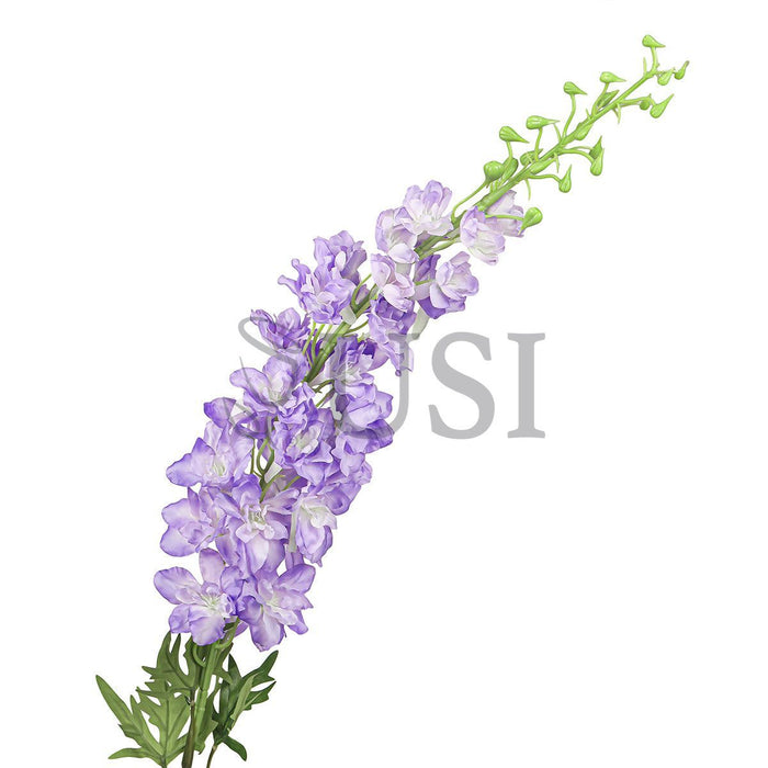 Large Delphinium Flower Spray, 49in, Lavender