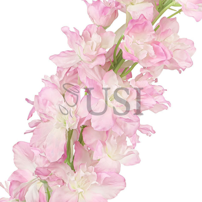Large Delphinium Flower Spray, 49in, Pink