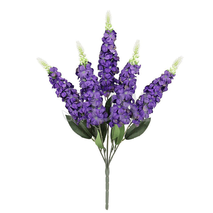 Larkspur Flower Bush x5, 23in, Purple