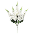 Larkspur Flower Bush x5, 23in, White
