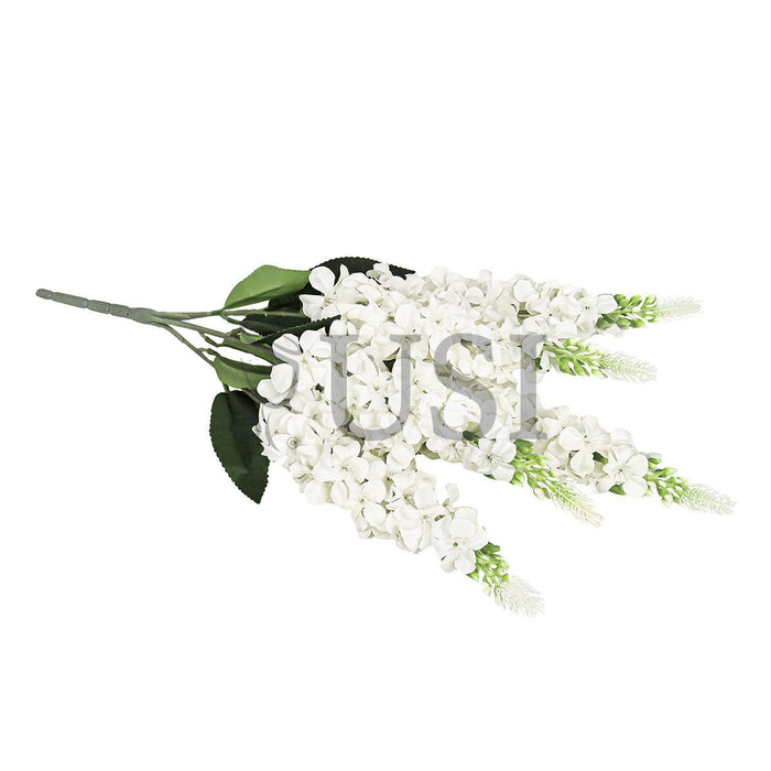 Larkspur Flower Bush x5, 23in, White